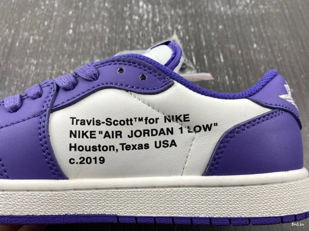 Bmlin TRAVIS 1 OFF-WHITE DM7890-386 X AIR CUSTOM SCOTT X JORDAN 0815